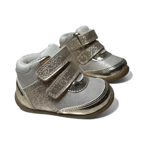 Stride Rite Bennett First Walker Bootie Infant Toddler Shoes Size 3 Soft Motion - Picture 2 of 9